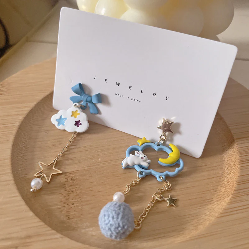 Luninana Earrings - Skyward Bunny Earrings YBY029 - Image 4