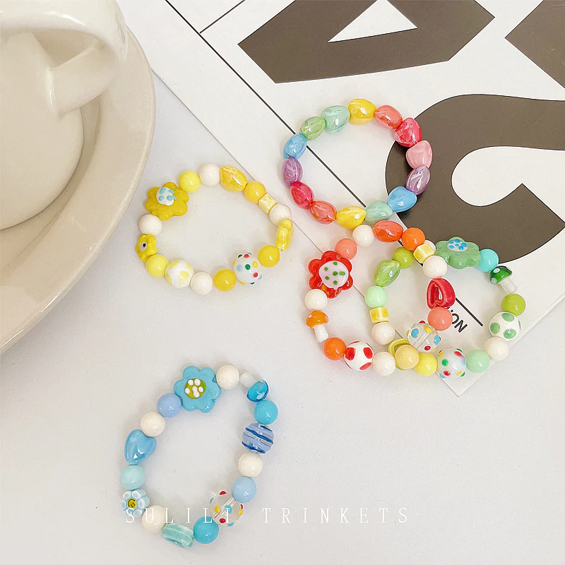 Luninana Bracelet - Rainbow Hearts Bracelet BLB001 - Image 2