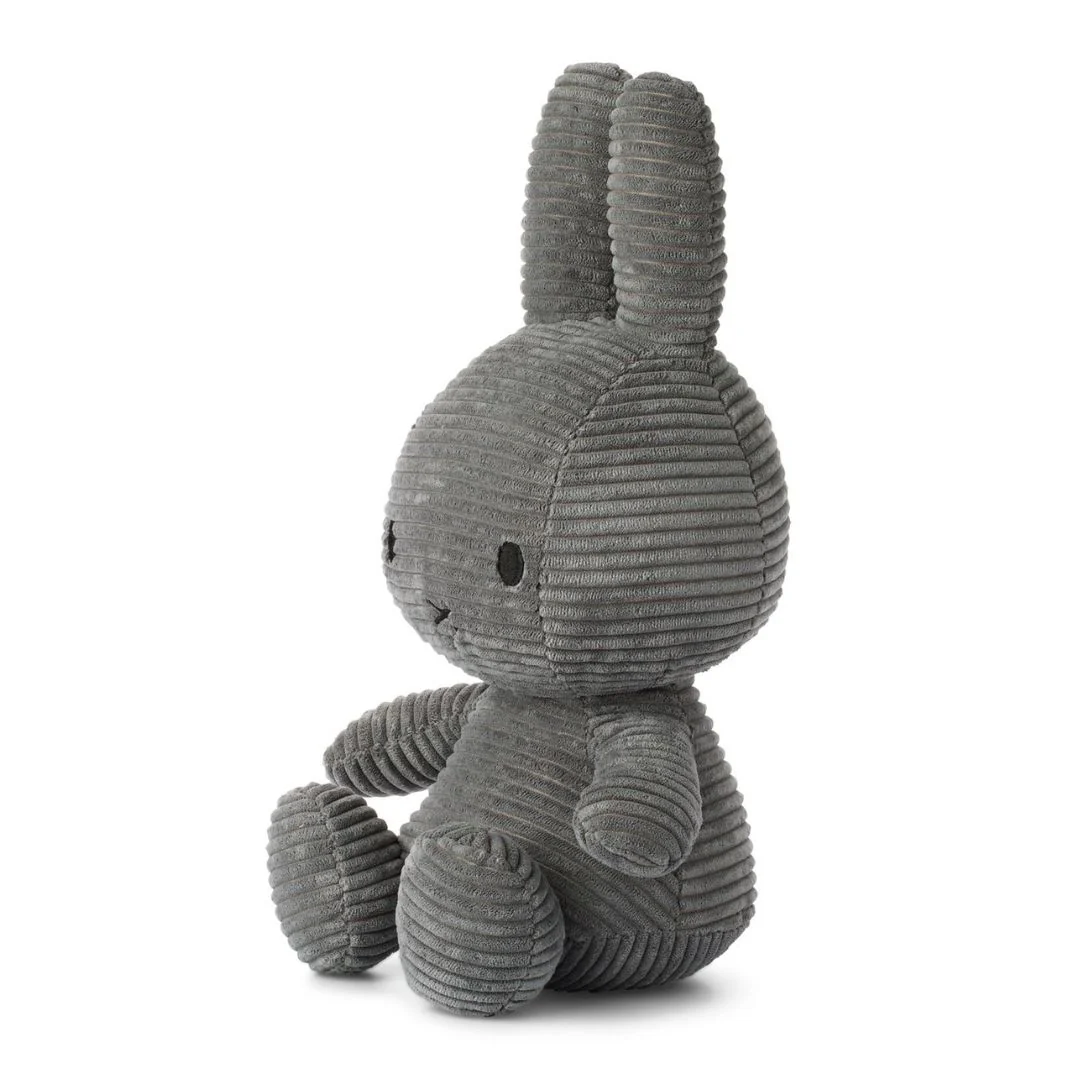 Miffy & Friends Miffy (ECO) Corduroy Grey 70cm - Image 2