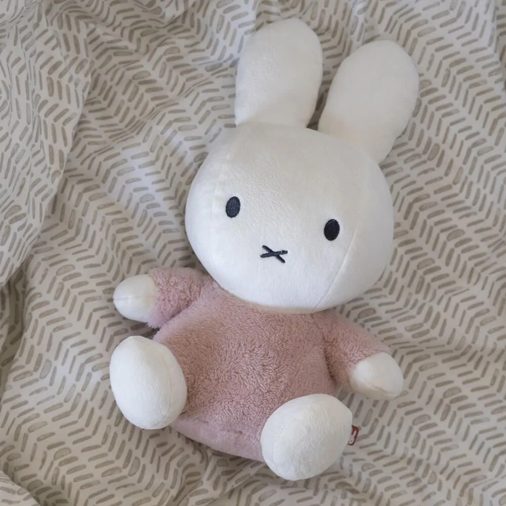 Miffy & Friends Miffy Fluffy Cuddle Pink Large 35cm - Image 3