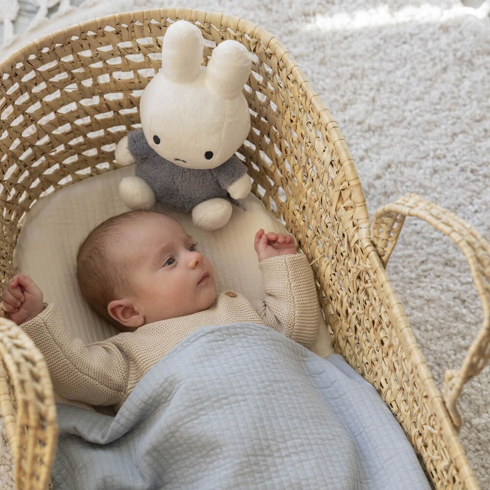 Miffy & Friends Miffy Fluffy Cuddle Blue 25cm - Image 2