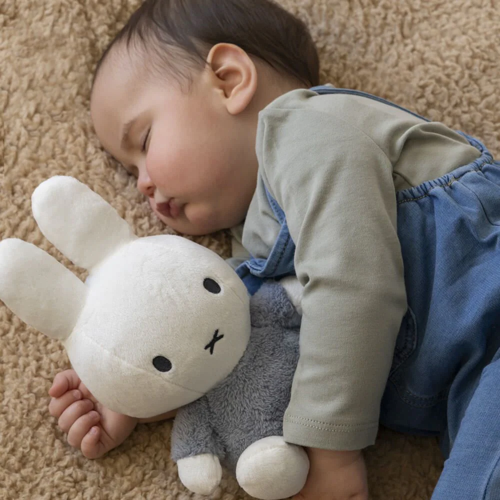 Miffy & Friends Miffy Fluffy Cuddle Blue 25cm - Image 4