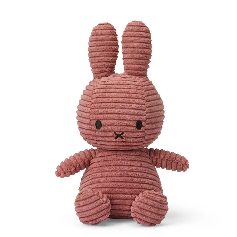Miffy & Friends Miffy (ECO) Corduroy Dusty Rose 23cm