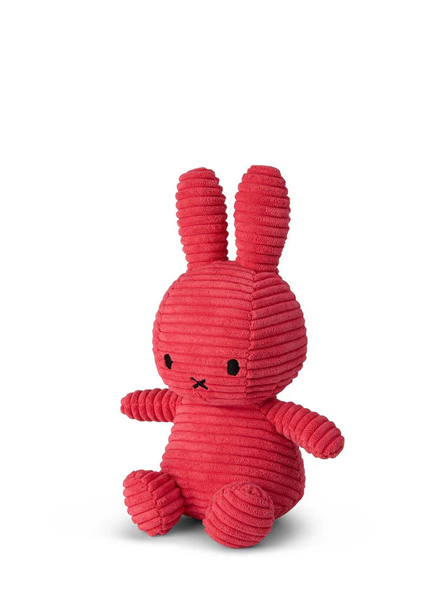 Miffy & Friends Miffy (ECO) Corduroy Fuchsia 23cm - Image 2