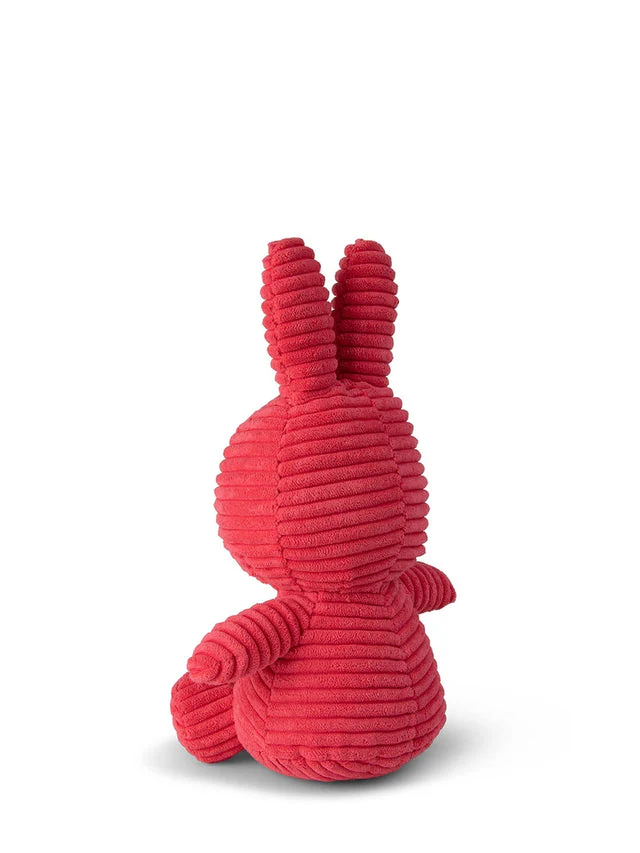 Miffy & Friends Miffy (ECO) Corduroy Fuchsia 23cm - Image 3