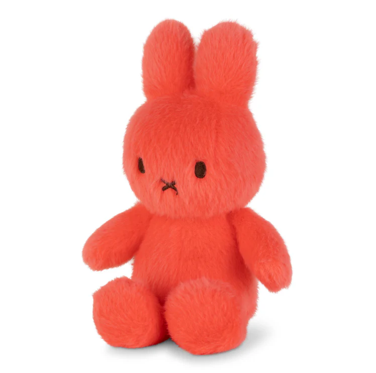 Miffy & Friends Miffy ECO Fuzzy Bright Coral 18 cm - Image 2