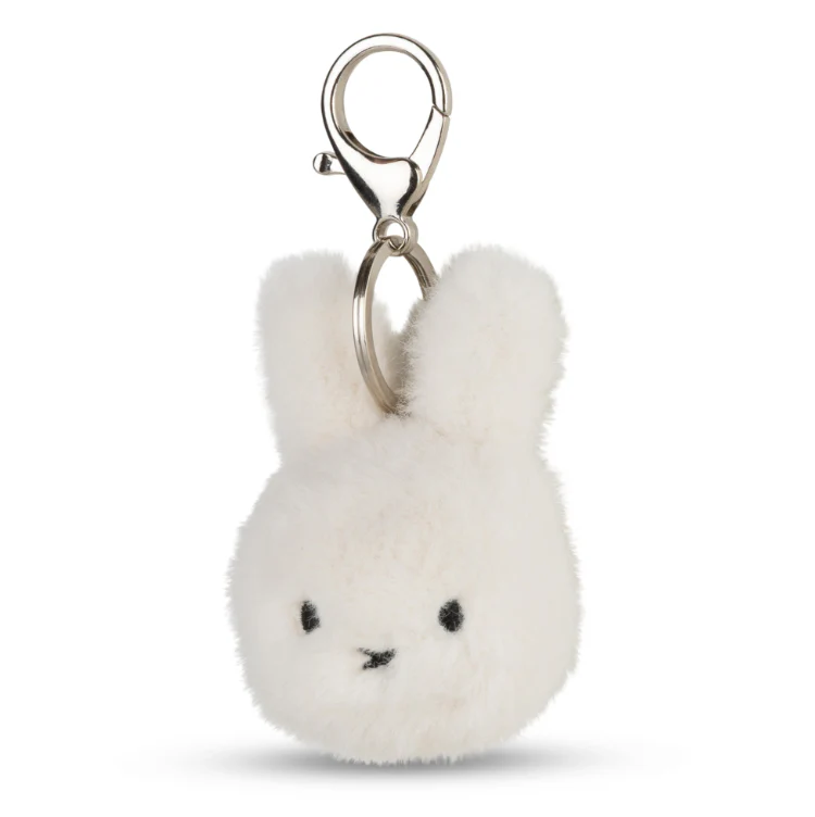 Miffy & Friends Miffy ECO Fuzzy Offwhite Keychain 8 cm - Image 2