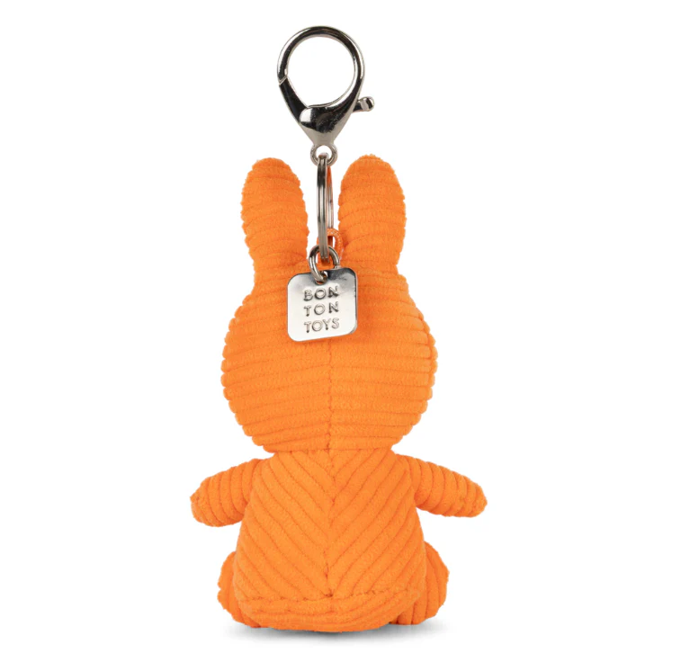 Miffy & Friends Miffy Keychain (ECO) Corduroy Orange 10cm - Image 3