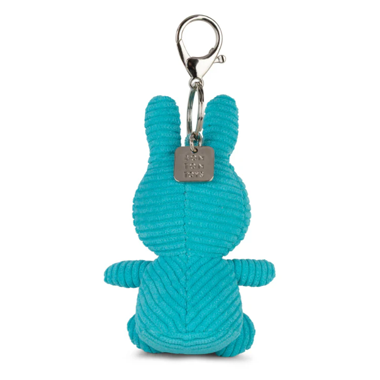 Miffy & Friends Miffy Keychain ECO Corduroy Teal 10 cm - Image 3