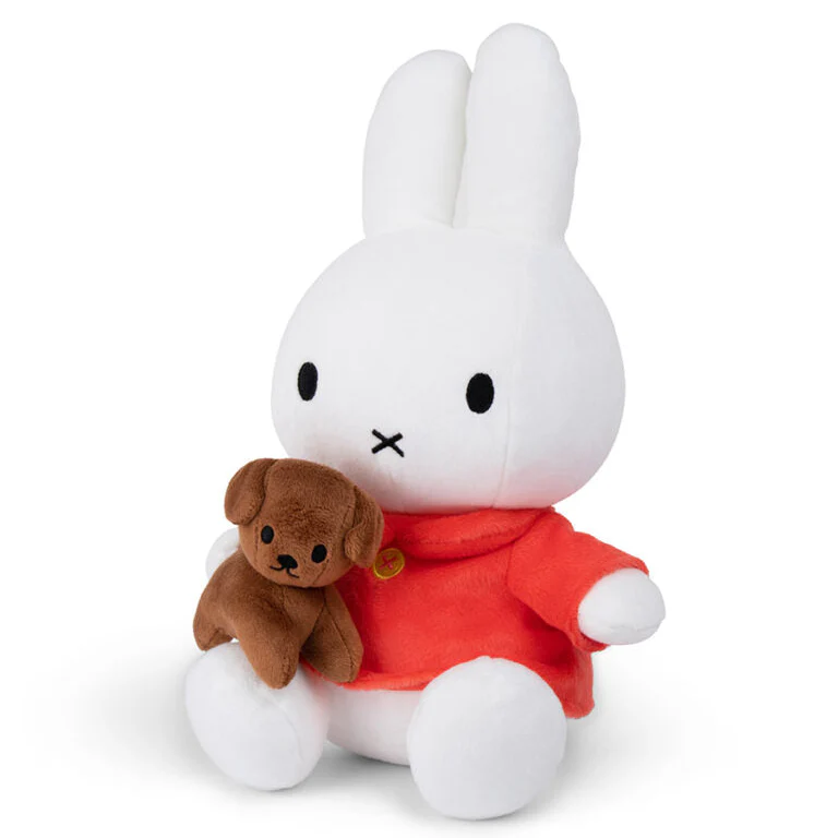 Miffy & Friends Miffy with Snuffy sitting 33cm - Image 3