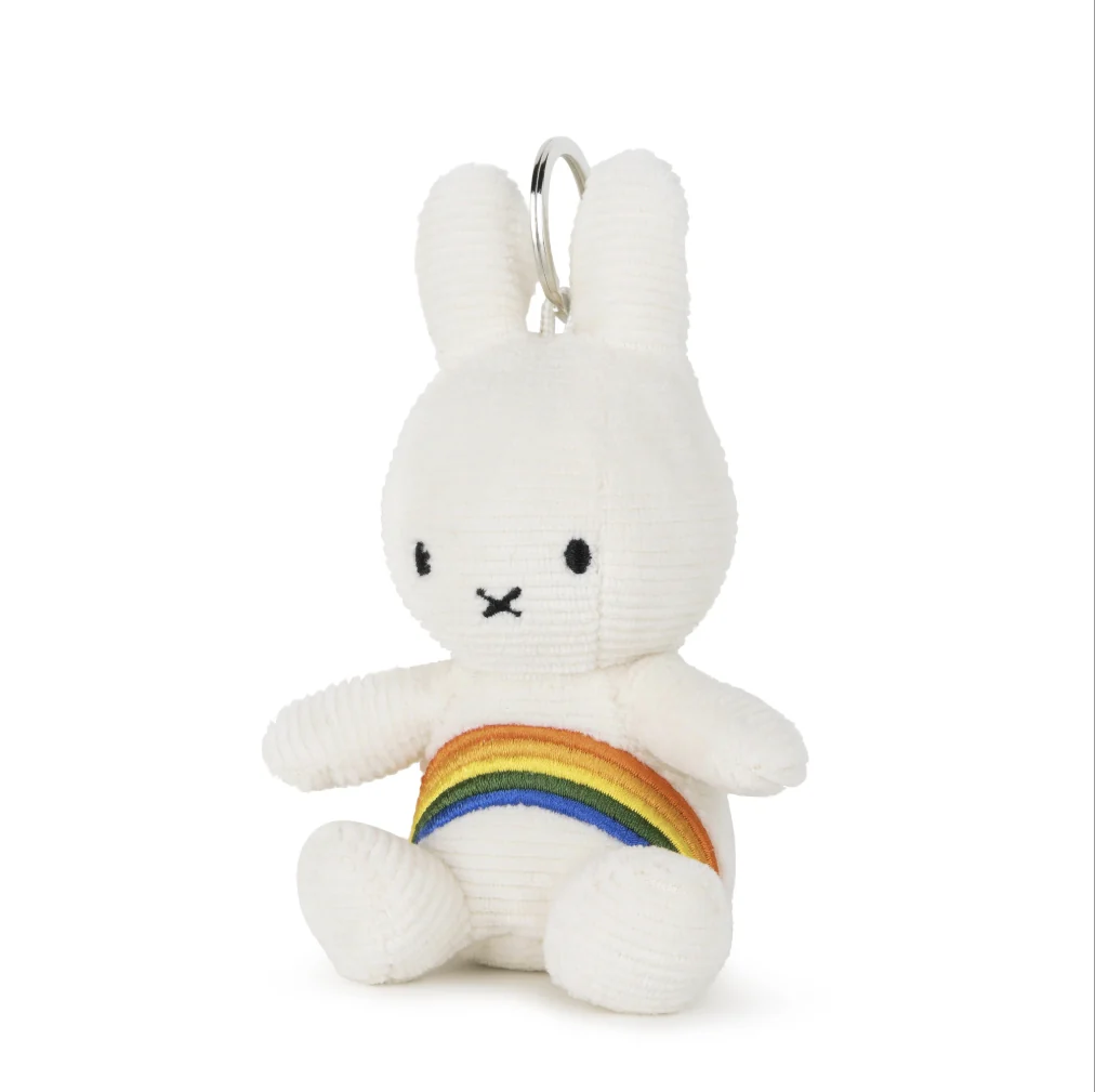 Miffy & Friends Miffy Rainbow Keychain Offwhite 10cm - Image 2