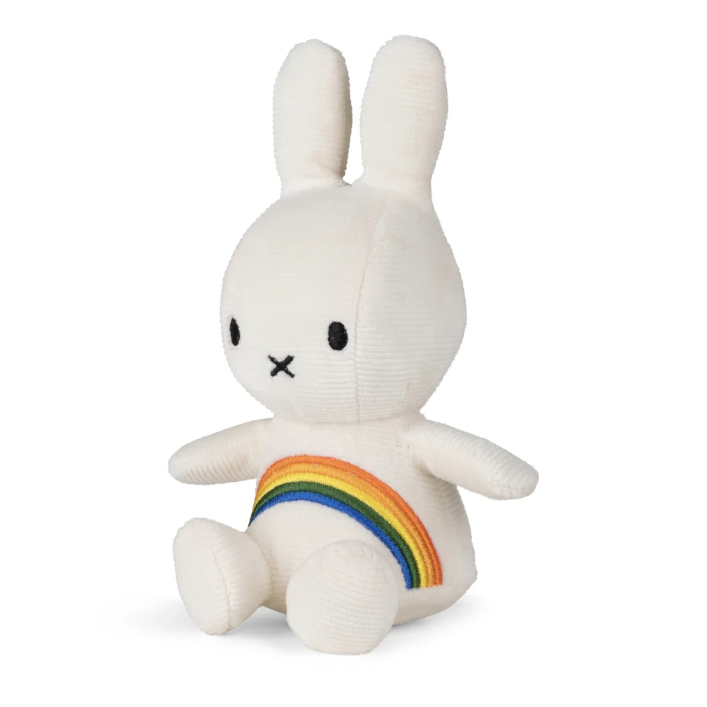 Miffy & Friends Miffy Rainbow Offwhite 18cm - Image 2