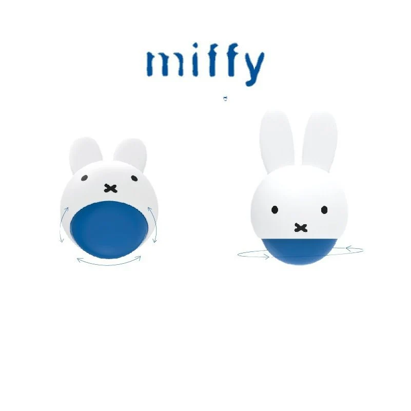 Miffy Mini Stress Relief Massage Ball Keyring Blue - Image 4