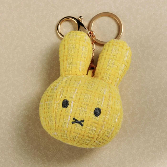 Miffy Plush Keyring Yellow 11cm - Image 2