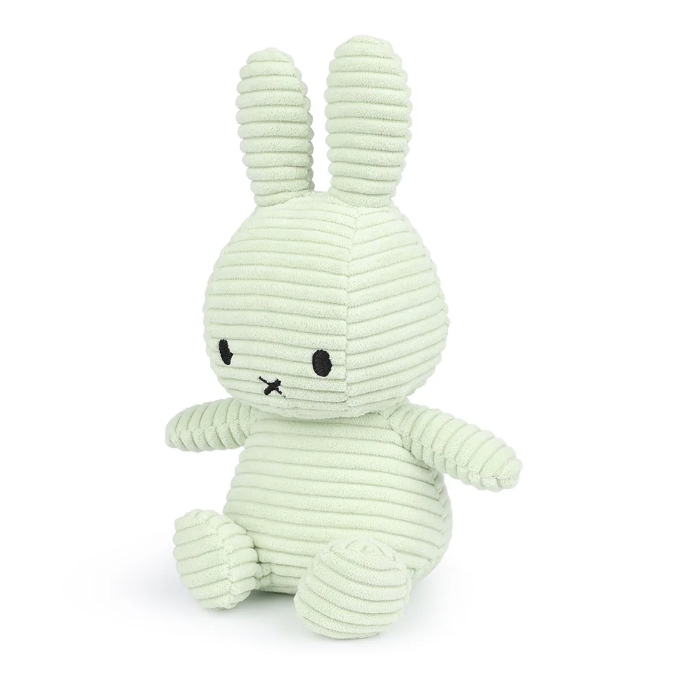 Miffy & Friends Miffy (ECO) Corduroy Fresh Mint 23cm - Image 3