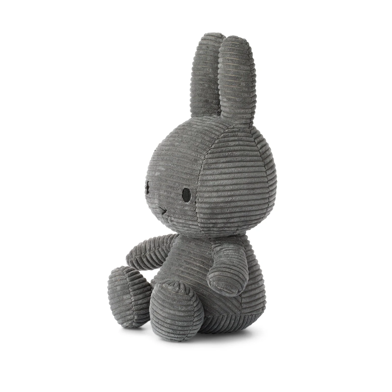 Miffy & Friends Miffy (ECO) Corduroy Grey 33cm - Image 2