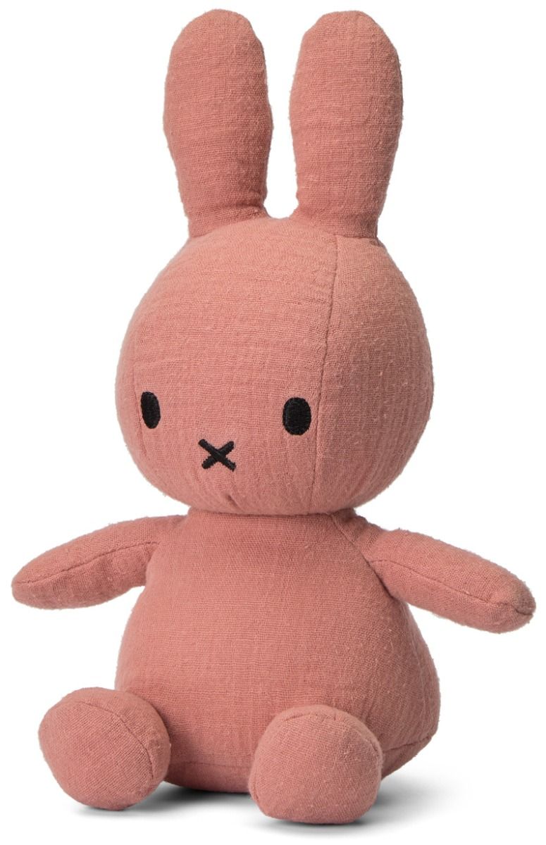 MIFFY & FRIENDS Miffy Sitting Mousseline Pink (23cm) - Image 2