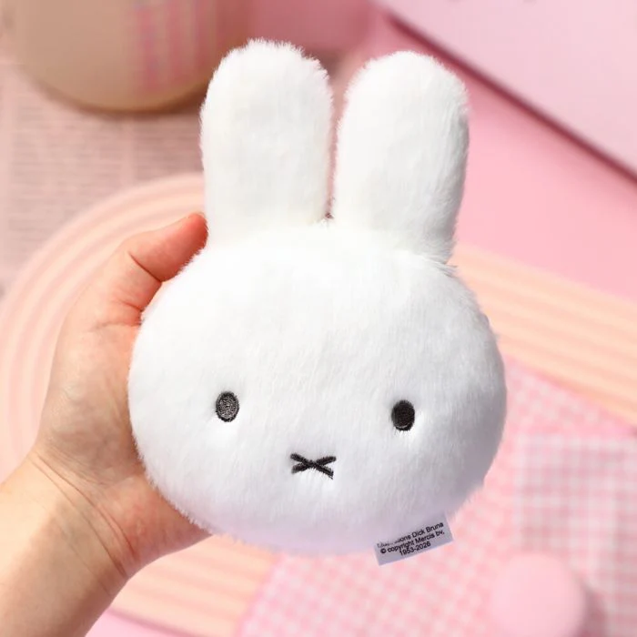 Miffy White Plush Purse Keychain - Image 3