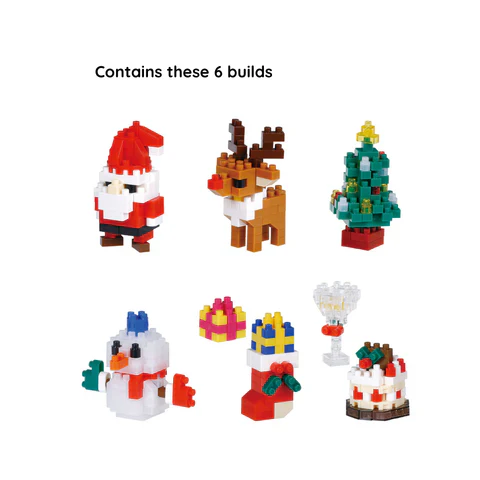Nanoblock Mininano Christmas Collection(6 Designs)-Single Pack - Image 2