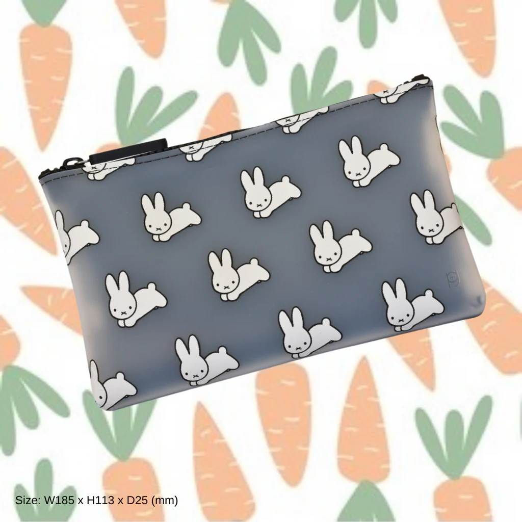 NUU Miffy Large Dick Bruna Clear Zipper Pouch - Black - Image 2
