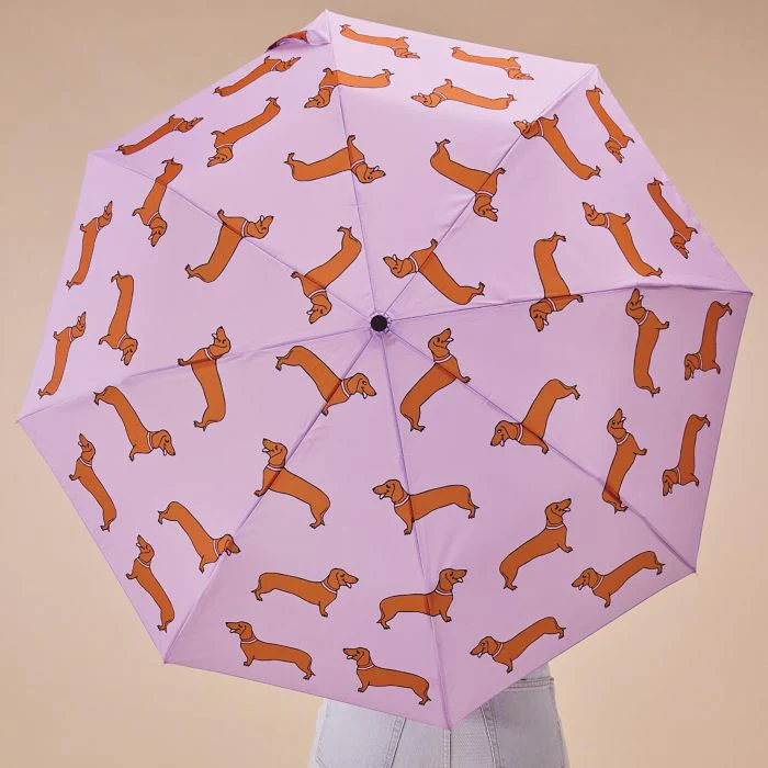 Original Duckhead Duck Umbrella Compact - Coucou Suzette Dachshund Purple 5x7x35cm - Image 7