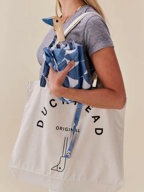 ORIGINAL DUCKHEAD DUCK UMBRELLA COMPACT - DENIM MOON - Image 4
