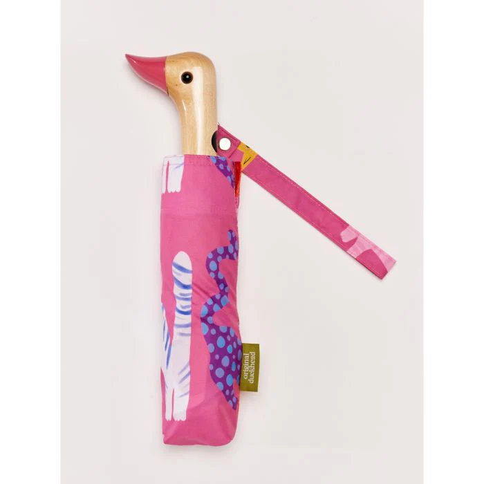 Original Duckhead Duck Umbrella Compact - Fuchsia Arty Cats 5x7x35cm - Image 2