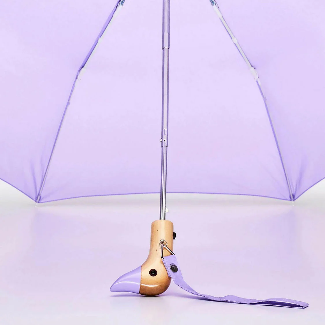 Original DuckHead Duck Umbrella Compact - Macaron Mauve 5x7x35cm - Image 4