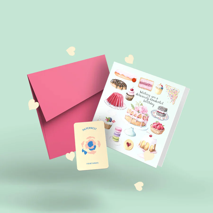 Papernest Wishing You A Deliciously Wonderful Birthday Card - Image 2