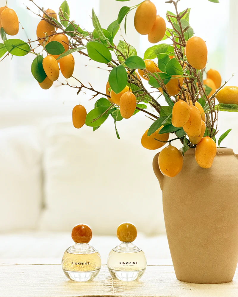 Pinkmint Candle Lemon Myrtle Room Spray Crystal Infused - Image 2