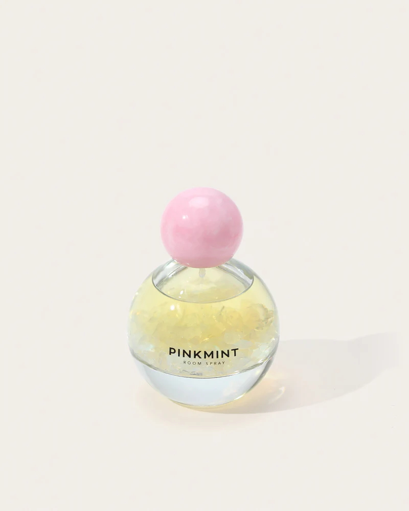 Pinkmint Candle Tipsy Kiss Room Spray Crystal Infused