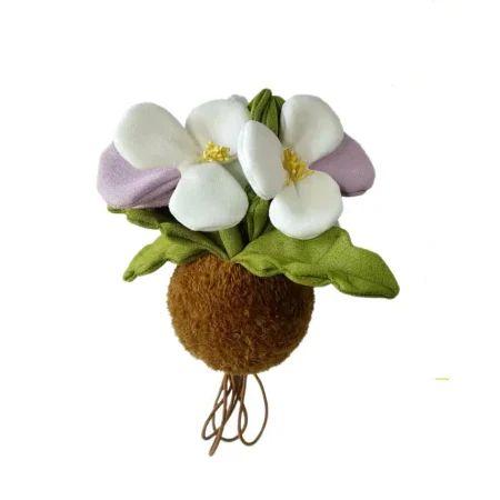 PlushWoods Viola Cornuta Plant Plush With Pot 18cm - Image 2