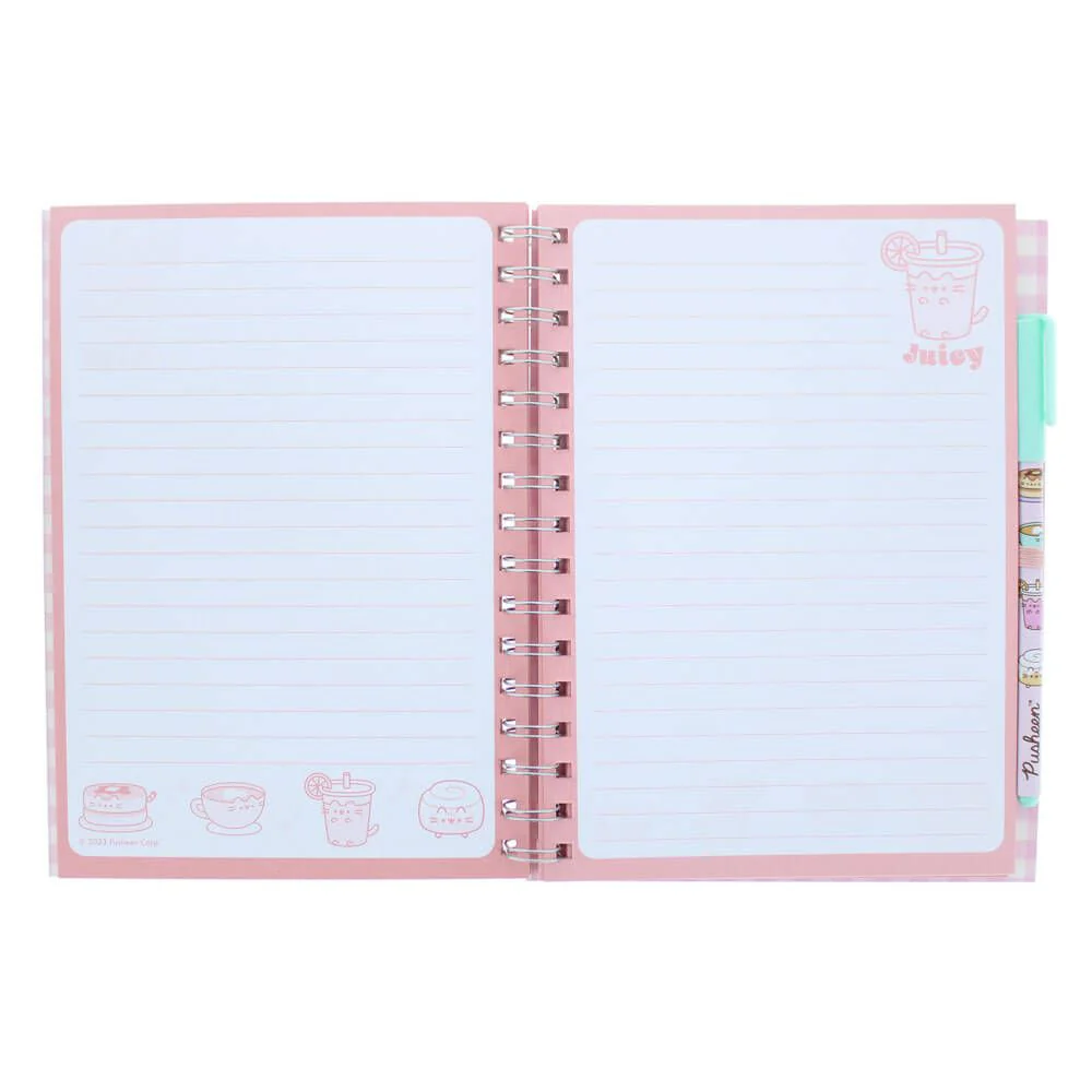 Pusheen  Breakfast Club A5 Notebook + Pen & Sticky Notes Set - Image 2