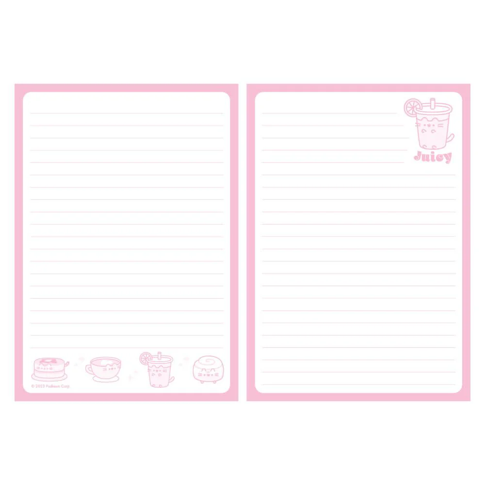 Pusheen  Breakfast Club A5 Notebook + Pen & Sticky Notes Set - Image 3