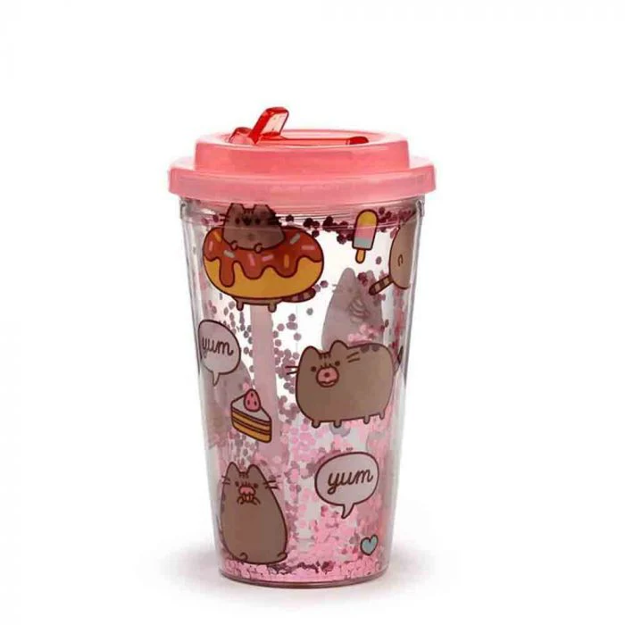 Pusheen Foodie: Double Walled Cup & Straw - Image 2