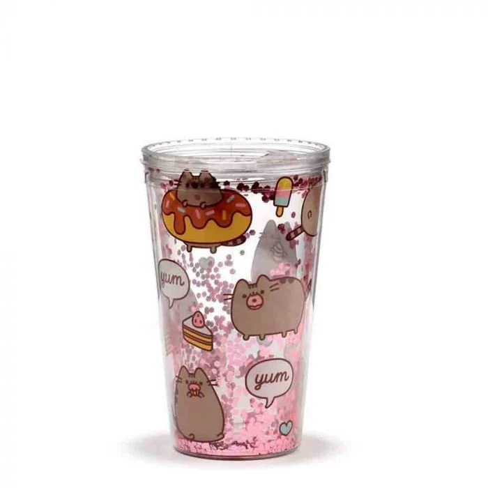 Pusheen Foodie: Double Walled Cup & Straw - Image 3