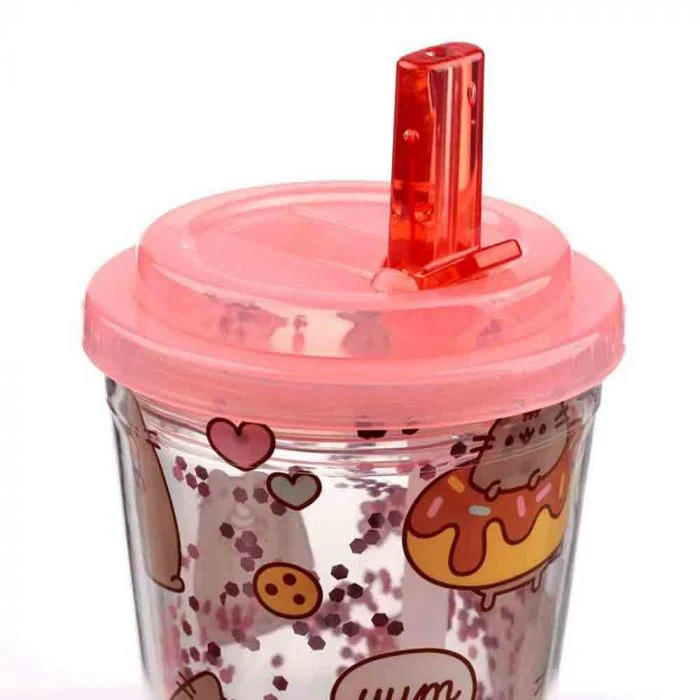 Pusheen Foodie: Double Walled Cup & Straw - Image 4