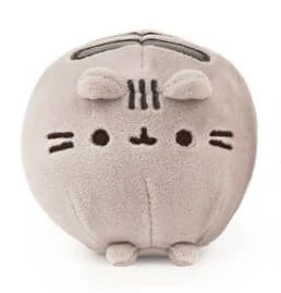 Pusheen Round Plush Squishy - Grey 9CM