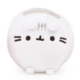Pusheen Round Plush Squishy - White 9CM