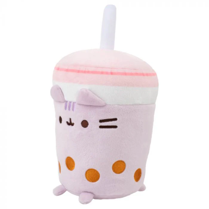 Pusheen Sips: Boba Tea Purple Large 28cm - Image 2