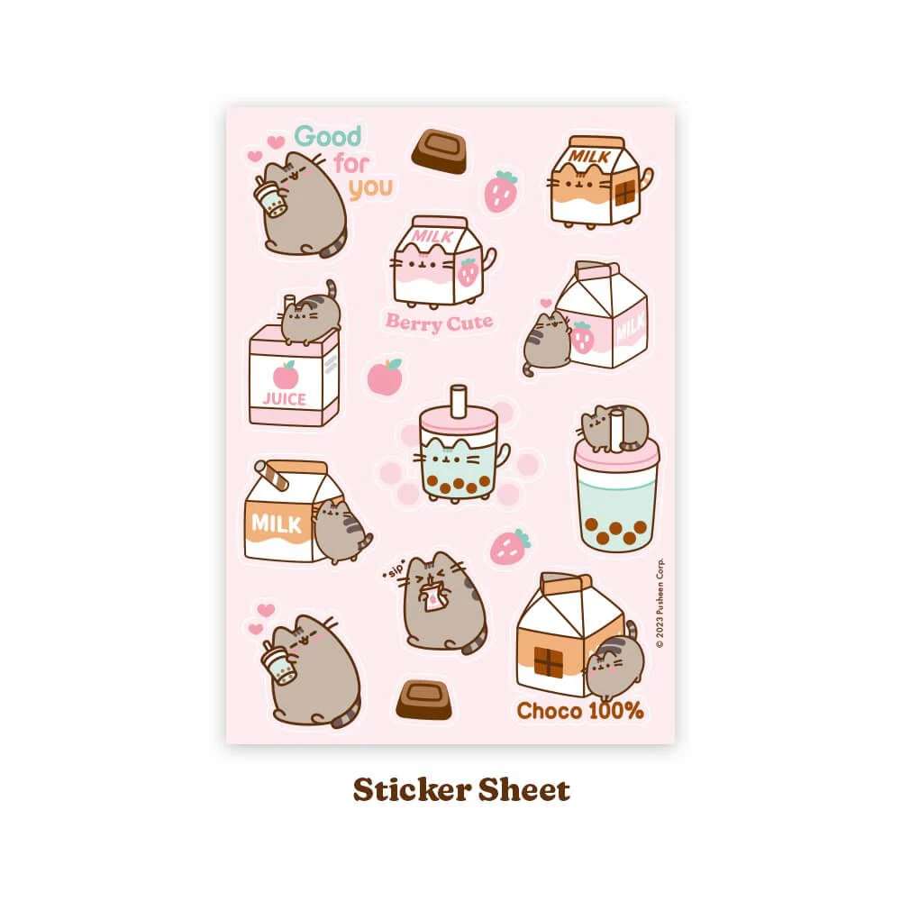 Pusheen Sips - PVC Pouch with Stationery - Image 3