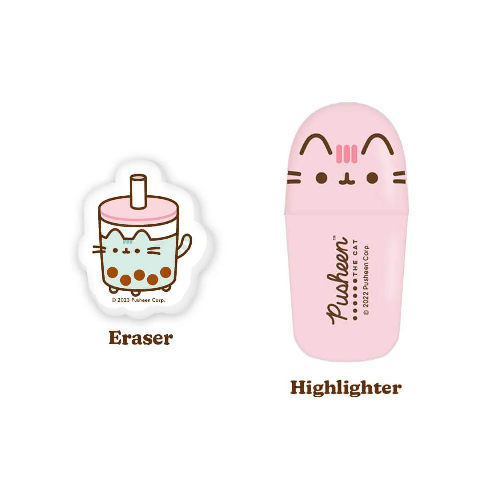 Pusheen Sips - PVC Pouch with Stationery - Image 5