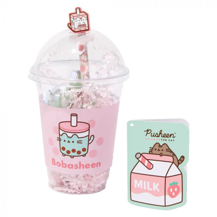 Pusheen Sips: Stationary set in plastic cup - Image 2