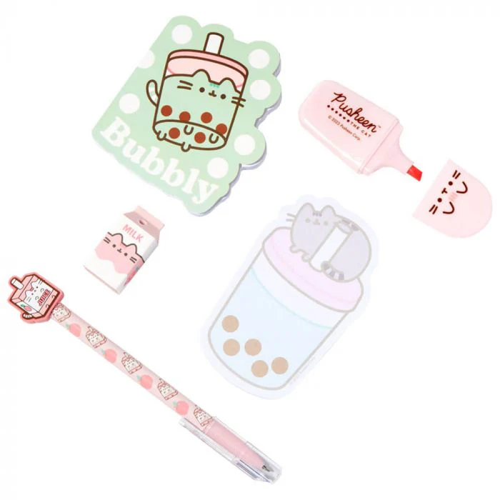 Pusheen Sips: Stationary set in plastic cup - Image 3