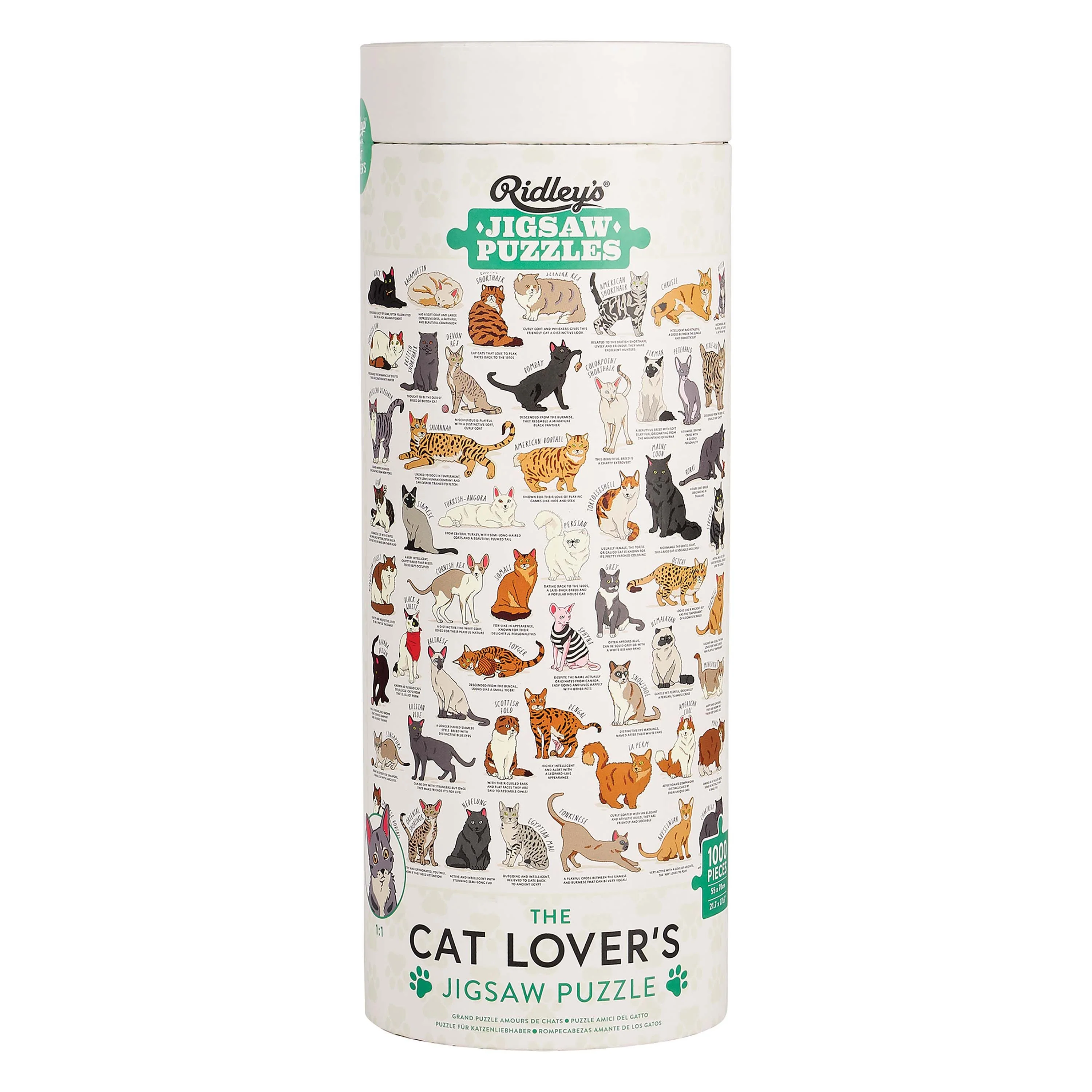 Ridley's Cat Lover's 1000 Piece Jigsaw Puzzle - Image 2
