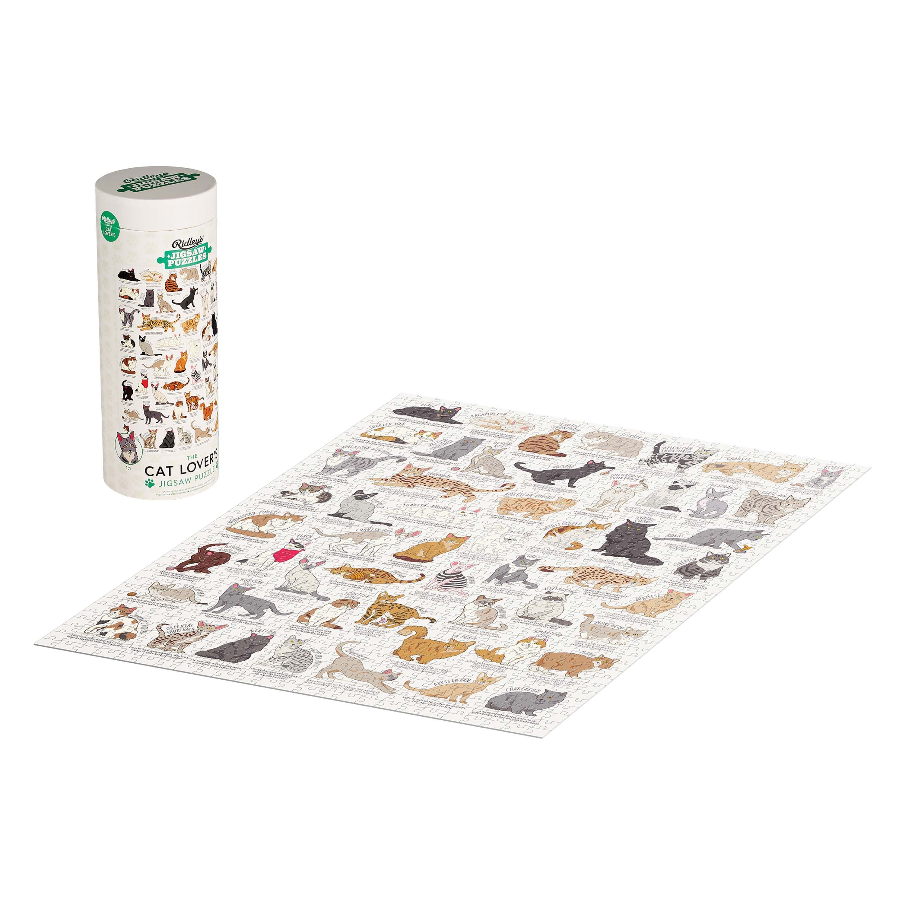 Ridley's Cat Lover's 1000 Piece Jigsaw Puzzle - Image 3