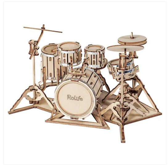 Robotime Classical 3D Drum Kit