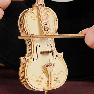 Robotime Classical 3D Cello - Image 5