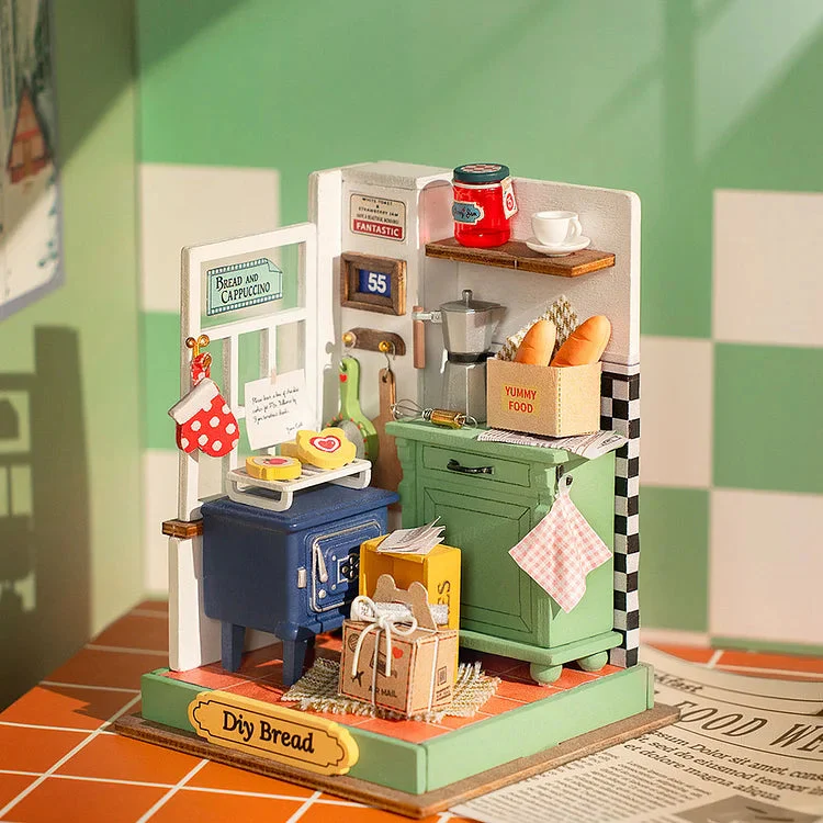 Robotime DIY Mini House Afternoon Baking Time - Image 2