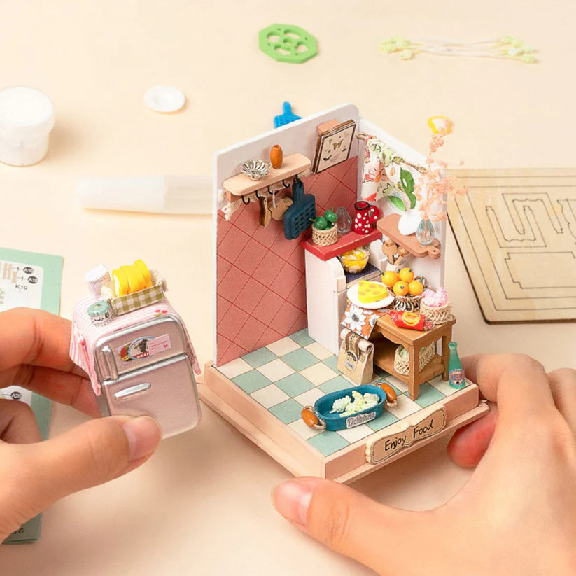 Robotime DIY Mini House Taste Life - Kitchen - Image 6